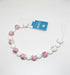Round Porcelain Floral Strung Beads